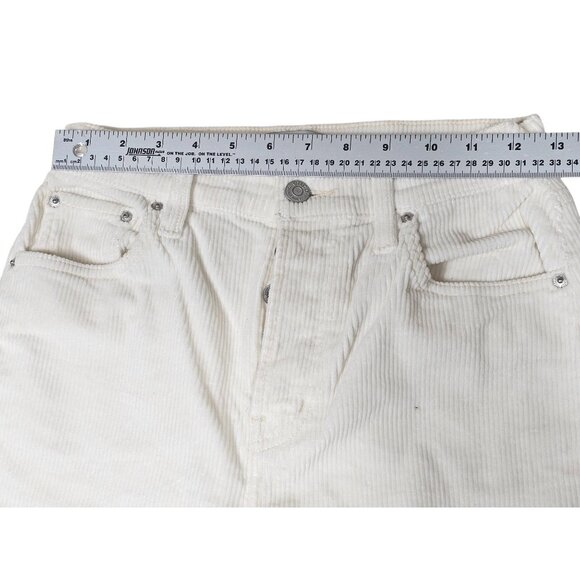 Ética Cream Corduroy Pants Size 25 Button Fly - Picture 8 of 11